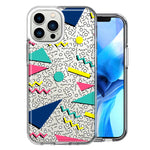 Apple iPhone 13 Pro Max 90's Saved By The Bell Design Double Layer Phone Case Cover