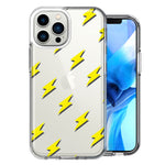 Apple iPhone 13 Pro Max Lighting Bolts Design Double Layer Phone Case Cover