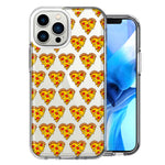 Apple iPhone 13 Pro Max Pizza Polkadots Design Double Layer Phone Case Cover
