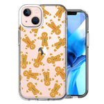 Apple iPhone 14 Christmas Gingerbread Traditional Holiday Cookies By BillyElleCo Double Layer Phone Case Cover