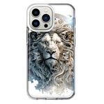 Apple iPhone 13 Pro Abstract Lion Sculpture Hybrid Protective Phone Case Cover