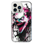 Apple iPhone 13 Pro Evil Joker Face Painting Graffiti Hybrid Protective Phone Case Cover