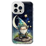 Apple iPhone 13 Pro Stars Moon Starry Night Space Gnome Hybrid Protective Phone Case Cover