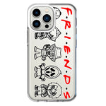 Apple iPhone 13 Pro Cute Halloween Spooky Horror Scary Characters Friends Hybrid Protective Phone Case Cover