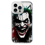 Apple iPhone 13 Pro Laughing Joker Painting Graffiti Hybrid Protective Phone Case Cover