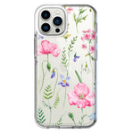 Apple iPhone 13 Pro Max Spring Pastel Wild Flowers Summer Classy Elegant Beautiful Hybrid Protective Phone Case Cover