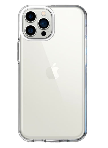 Apple iPhone 13 Pro Max Clear Shockproof Heavy Duty Double Layer Dual Hybrid Protective Phone Case Cover