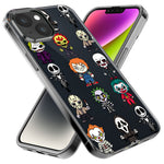 Apple iPhone 15 Pro Max Cute Classic Halloween Spooky Cartoon Characters Hybrid Protective Phone Case Cover