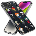 Apple iPhone 12 Cute Classic Halloween Spooky Cartoon Characters Hybrid Protective Phone Case Cover