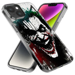 Apple iPhone 12 Pro Laughing Joker Painting Graffiti Hybrid Protective Phone Case Cover