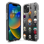Apple iPhone 15 Pro Max Cute Classic Halloween Spooky Cartoon Characters Hybrid Protective Phone Case Cover