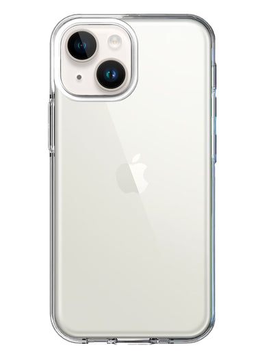 Apple iPhone 14 Plus Clear Shockproof Heavy Duty Double Layer Dual Hybrid Protective Phone Case Cover