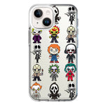 Apple iPhone 14 Cute Classic Halloween Spooky Cartoon Characters Hybrid Protective Phone Case Cover