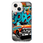 Apple iPhone 14 Plus Lowrider Painting Graffiti Art Hybrid Protective Phone Case Cover