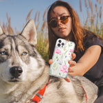 Apple iPhone 11 Pro Max Spring Pastel Wild Flowers Summer Classy Elegant Beautiful Hybrid Protective Phone Case Cover