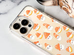 Apple iPhone 15 Pro Cute Cartoon Mushroom Ghost Characters Hybrid Protective Phone Case Cover
