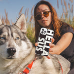 Apple iPhone 15 Pro Black Clear Funny Text Quote Hella Sus Hybrid Protective Phone Case Cover