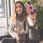 Apple iPhone 12 Pro Mandala Geometry Abstract Star Pattern Hybrid Protective Phone Case Cover