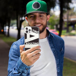 Apple iPhone 11 Pro Max Black Clear Funny Text Quote Adulting AF Hybrid Protective Phone Case Cover