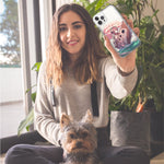 Apple iPhone 11 Pro Max Kawaii Manga Pink Cherry Blossom Japanese Girl Boat Hybrid Protective Phone Case Cover