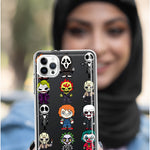 Apple iPhone 15 Plus Cute Classic Halloween Spooky Cartoon Characters Hybrid Protective Phone Case Cover
