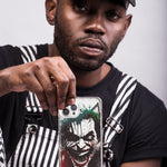 Apple iPhone XS Laughing Joker Painting Graffiti Hybrid Protective Phone Case Cover