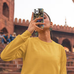 Apple iPhone 12 Pro Mandala Geometry Abstract Dragon Pattern Hybrid Protective Phone Case Cover