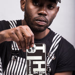 Apple iPhone 15 Pro Black Clear Funny Text Quote Miss Me With That Shit Hybrid Protective Phone Case Cover