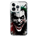 Apple iPhone 14 Pro Laughing Joker Painting Graffiti Hybrid Protective Phone Case Cover