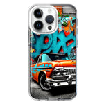 Apple iPhone 14 Pro Lowrider Painting Graffiti Art Hybrid Protective Phone Case Cover