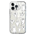 Apple iPhone 14 Pro Max Cute Halloween Spooky Floating Ghosts Horror Scary Hybrid Protective Phone Case Cover