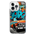 Apple iPhone 14 Pro Max Lowrider Painting Graffiti Art Hybrid Protective Phone Case Cover