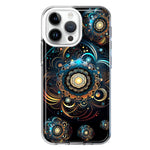 Apple iPhone 15 Pro Max Mandala Geometry Abstract Multiverse Pattern Hybrid Protective Phone Case Cover