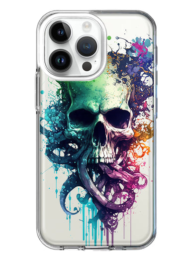 Apple iPhone 14 Pro Max Fantasy Octopus Tentacles Skull Hybrid Protective Phone Case Cover