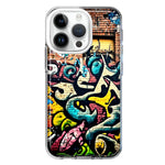 Apple iPhone 14 Pro Urban Graffiti Wall Art Painting Hybrid Protective Phone Case Cover