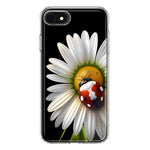 Apple iPhone 6/7/8/SE 2020/SE 3 2022 Cute White Daisy Red Ladybug Double Layer Phone Case Cover