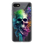 Apple iPhone SE 2nd 3rd Generation Fantasy Octopus Tentacles Skull Hybrid Protective Phone Case Cover