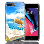 Apple iPhone 7/8 Plus Beach Reading Design Double Layer Phone Case Cover