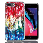 Apple iPhone 7/8 Plus Land Sea Abstract Design Double Layer Phone Case Cover