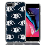 Apple iPhone 7/8 Plus Starry Evil Eyes Design Double Layer Phone Case Cover