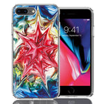 Apple iPhone 7/8 Plus Tie Dye Abstract Design Double Layer Phone Case Cover