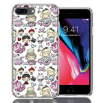 Apple iPhone 7/8 Plus Wonderland Design Double Layer Phone Case Cover