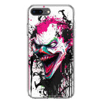 Apple iPhone 8 Plus Evil Joker Face Painting Graffiti Hybrid Protective Phone Case Cover