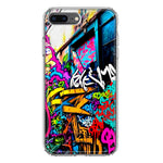 Apple iPhone 8 Plus Urban Graffiti Street Art Painting Hybrid Protective Phone Case Cover