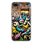 Apple iPhone 8 Plus Urban Graffiti Wall Art Painting Hybrid Protective Phone Case Cover