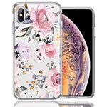 For Apple iPhone Xs/X Soft Pastel Spring Floral Flowers Blush Lavender Phone Case Cover