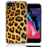 Apple iPhone 7/8/SE Classic Leopard Design Double Layer Phone Case Cover