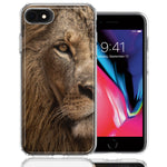 Apple iPhone 7/8/SE Lion Face Nosed Design Double Layer Phone Case Cover