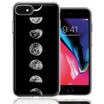 Apple iPhone 7/8/SE Moon Transitions Design Double Layer Phone Case Cover