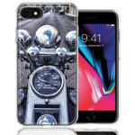 Apple iPhone 7/8/SE Motorcycle Chopper Design Double Layer Phone Case Cover